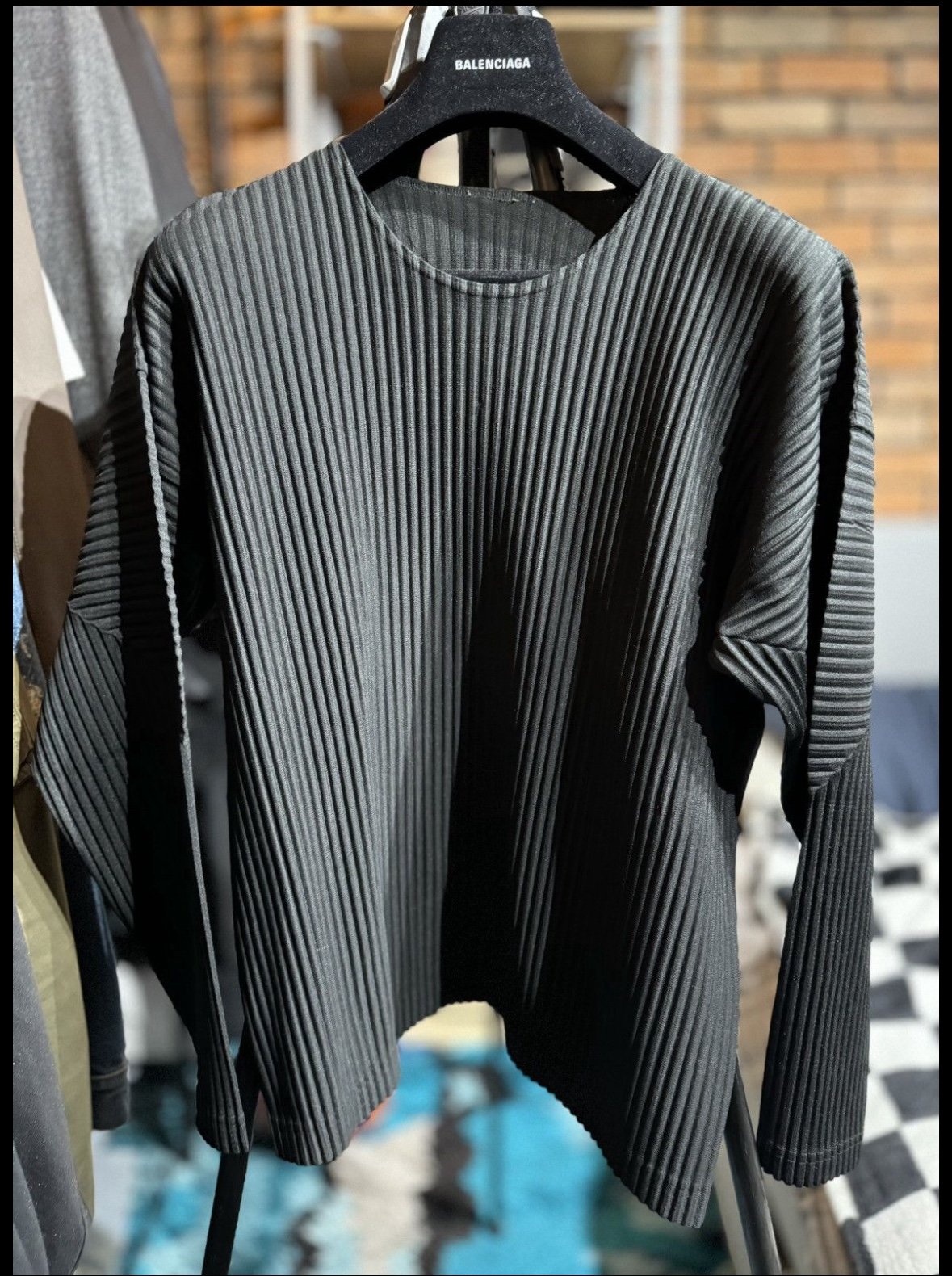 Homme Plisse Issey Miyake Black Long sleeve