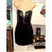 MASON 698 LEATHER BUSTIER SEXY BODYCON MINI DRESS 0