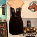 MASON 698 LEATHER BUSTIER SEXY BODYCON MINI DRESS 0