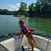 USA Flag Dog Life Vest - Medium *New*