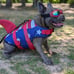 USA Flag Dog Life Vest - Medium *New*