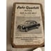 Quartett Deutsche Autos German Car 1955 Card Game RARE in Box Full Set & Rules