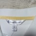 NTW Brooks Brothers Womens M White pineapple Short Sleeves 100% Cotton Polo