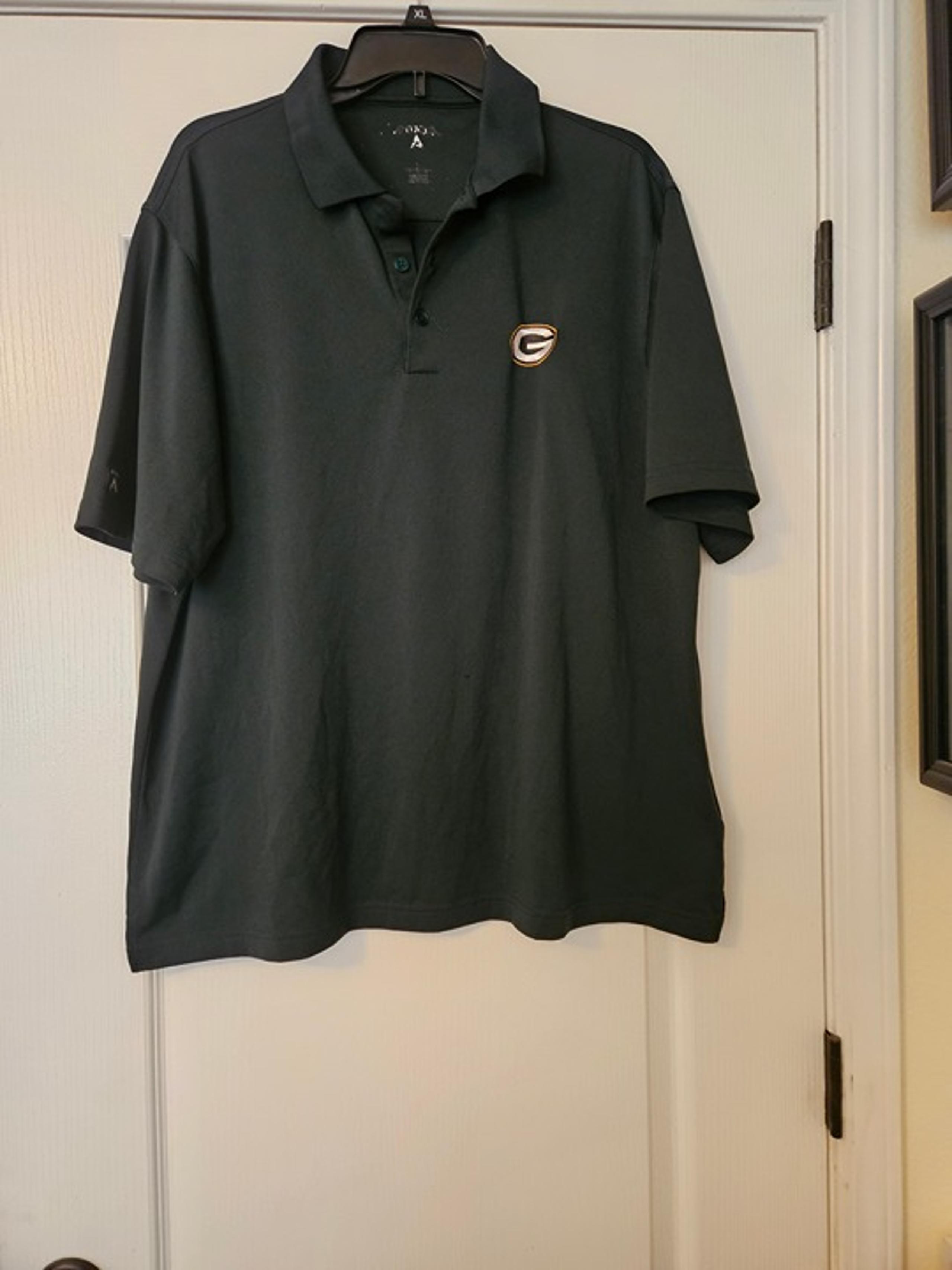 Green Bay Packers Vintage Men's Polo Size L by Antigua