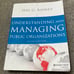 Understanding and Managing Public Organizations 5th edition