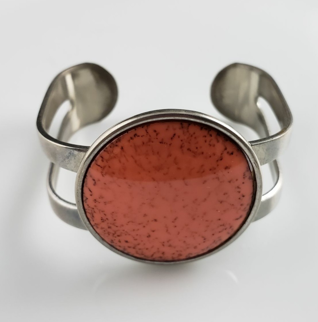 Fantastic Vintage Disco Era Metal Cuff