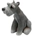 Schnauzer Cement Sculpture Folk Art Dog 12 In Vintage Yard Home Statue Concrete