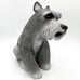 Schnauzer Cement Sculpture Folk Art Dog 12 In Vintage Yard Home Statue Concrete