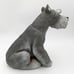 Schnauzer Cement Sculpture Folk Art Dog 12 In Vintage Yard Home Statue Concrete
