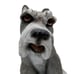 Schnauzer Cement Sculpture Folk Art Dog 12 In Vintage Yard Home Statue Concrete