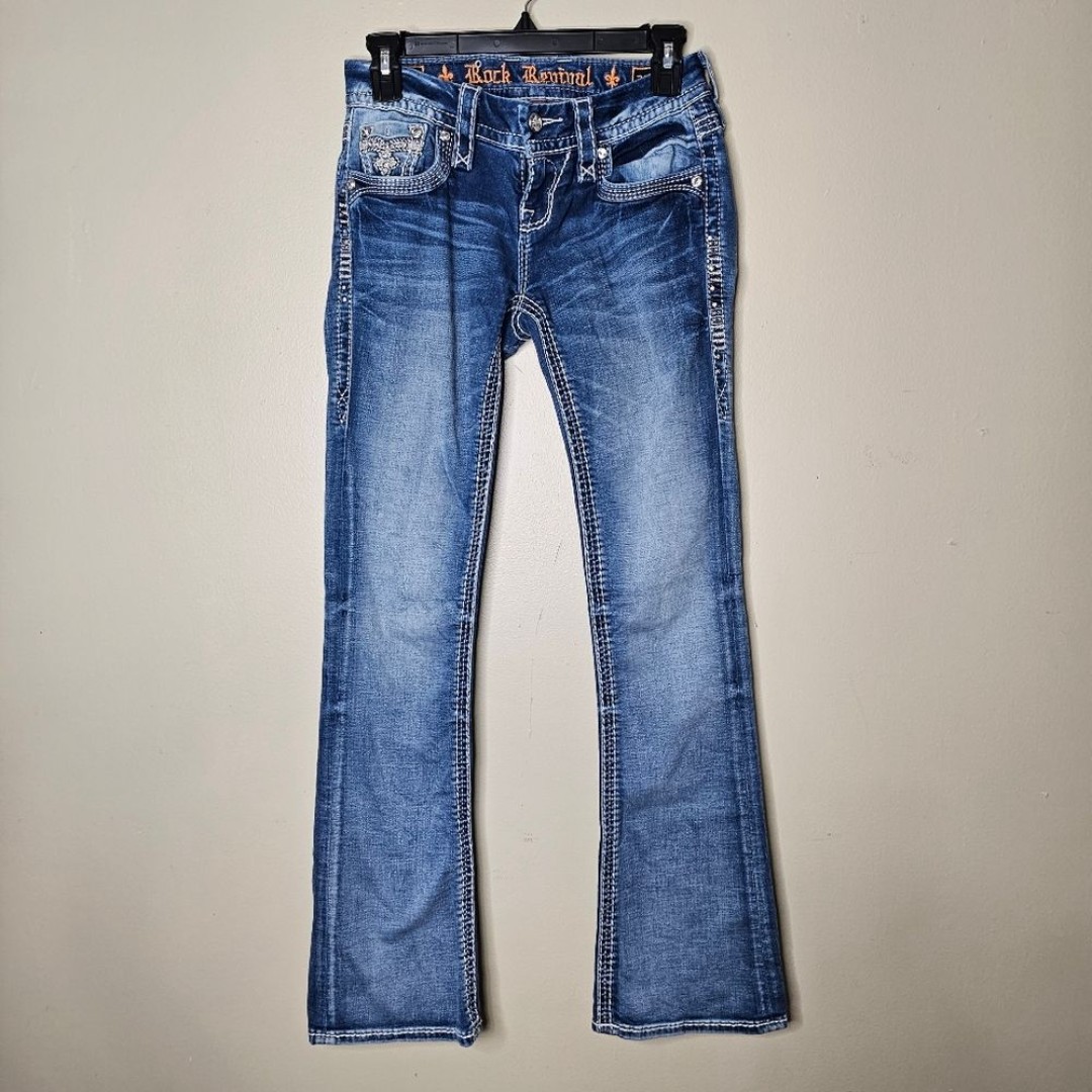 Rock Revival Yui boot size 25 flap pockets