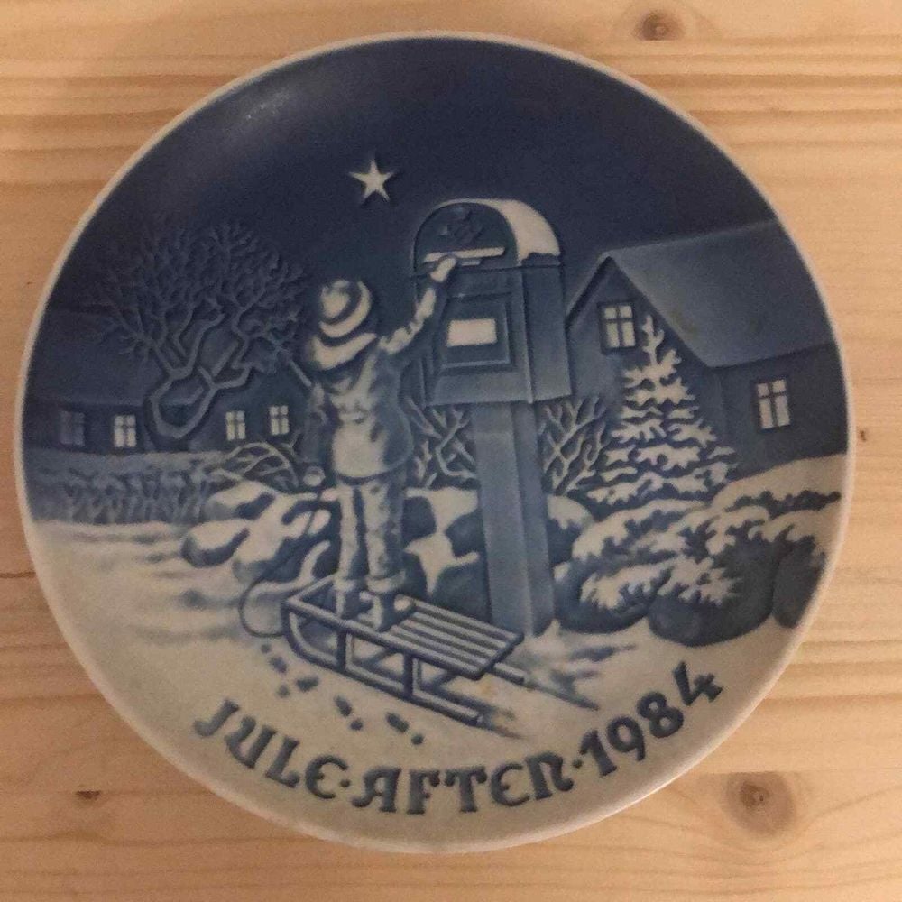 Bing & Grondahl Christmas plate. 1984 EUC
