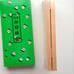 Brand new shogi board and beautiful shogi pieces (made of plastic).