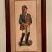 Frederik Elminger 1959 American Dragoon Wooden Litho 12x7 Inches