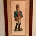 Frederik Elminger 1959 American Dragoon Wooden Litho 12x7 Inches
