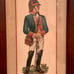 Frederik Elminger 1959 American Dragoon Wooden Litho 12x7 Inches