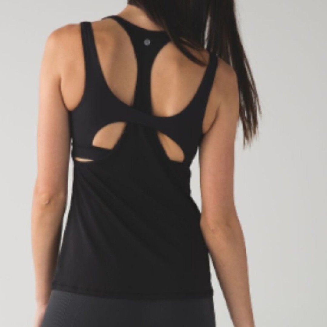 Lululemon All Sport Support Tank Black Size 8