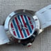 Juicy Couture Women Wristwatch White Rubber Band USA flag color Face Crystal Acc