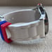 Juicy Couture Women Wristwatch White Rubber Band USA flag color Face Crystal Acc