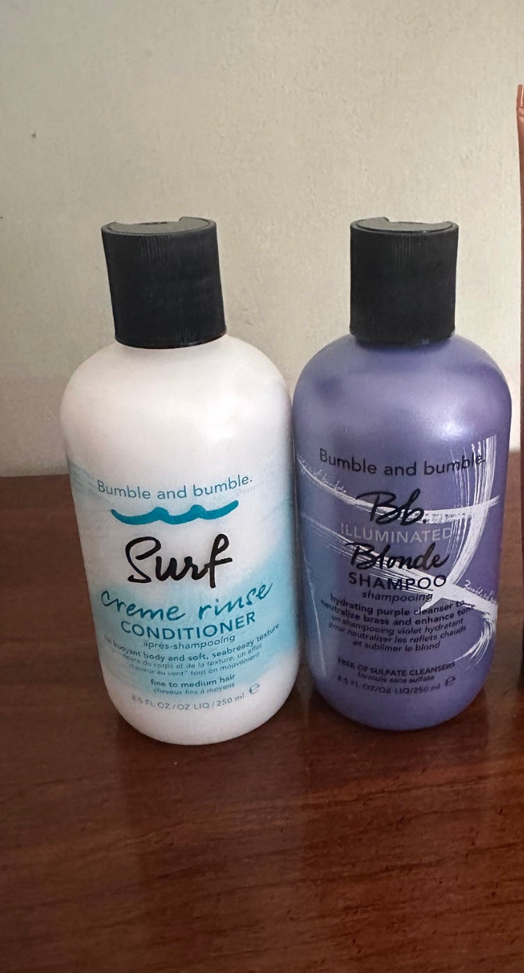 Bumble and bumble Illuminated Blonde Shampoo and Surf Crème Rinse Conditioner Ne