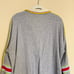 Free People Feeling Magical Grey Red Yellow Striped Crochet Collar Slouchy Top S