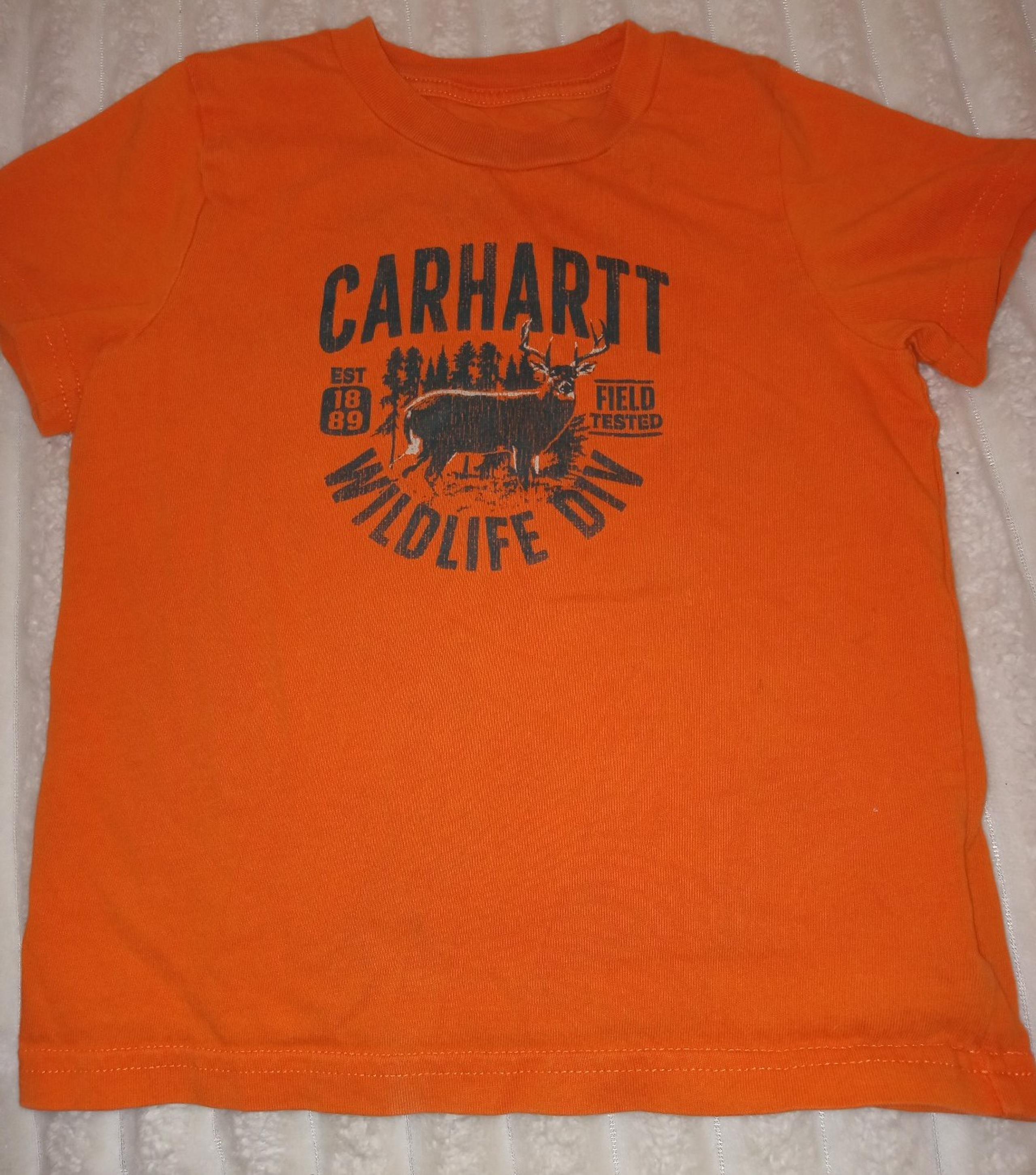 Carhartt T-shirt Toddler Boys Size 2T Short Sleeves