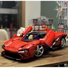 3778PCS Technical Daytona SP3 Supercar Model Building Blocks