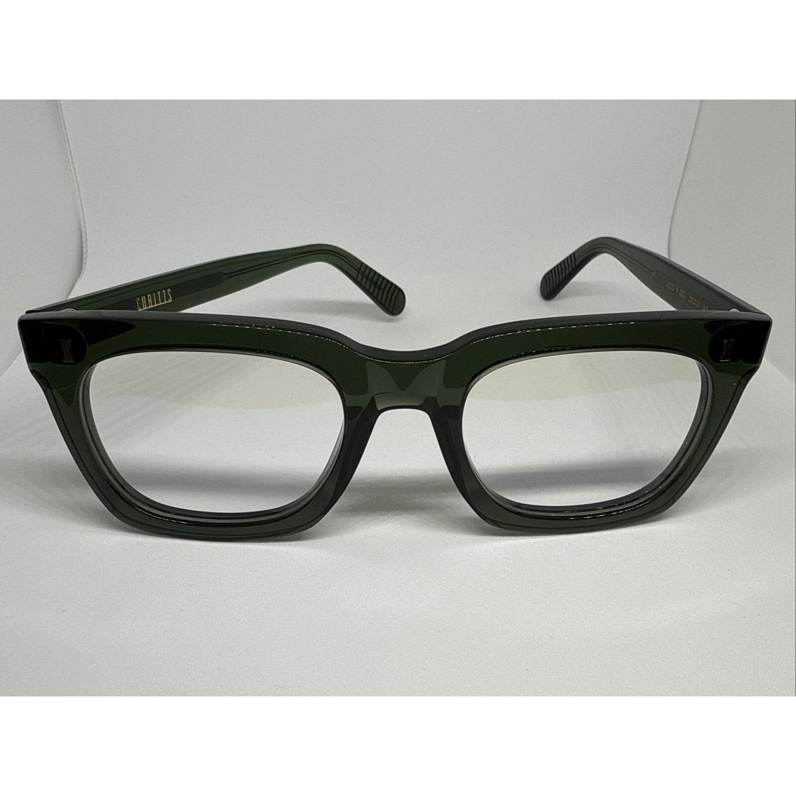 Cubitts Judd Clear Green Frame 52mm Eyeglasses