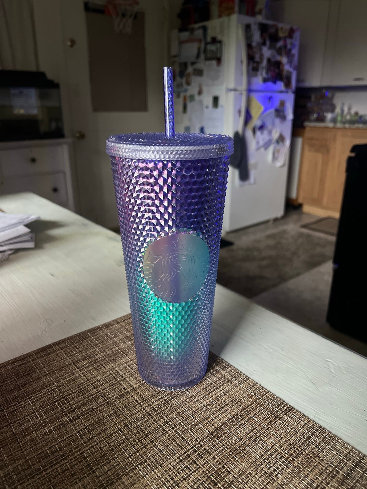 Starbucks purple ombré studded tumbler