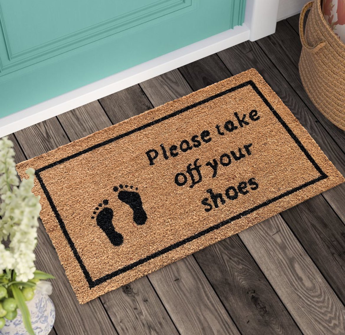 Welcome Doormat Non Slip Outdoor Door Ma