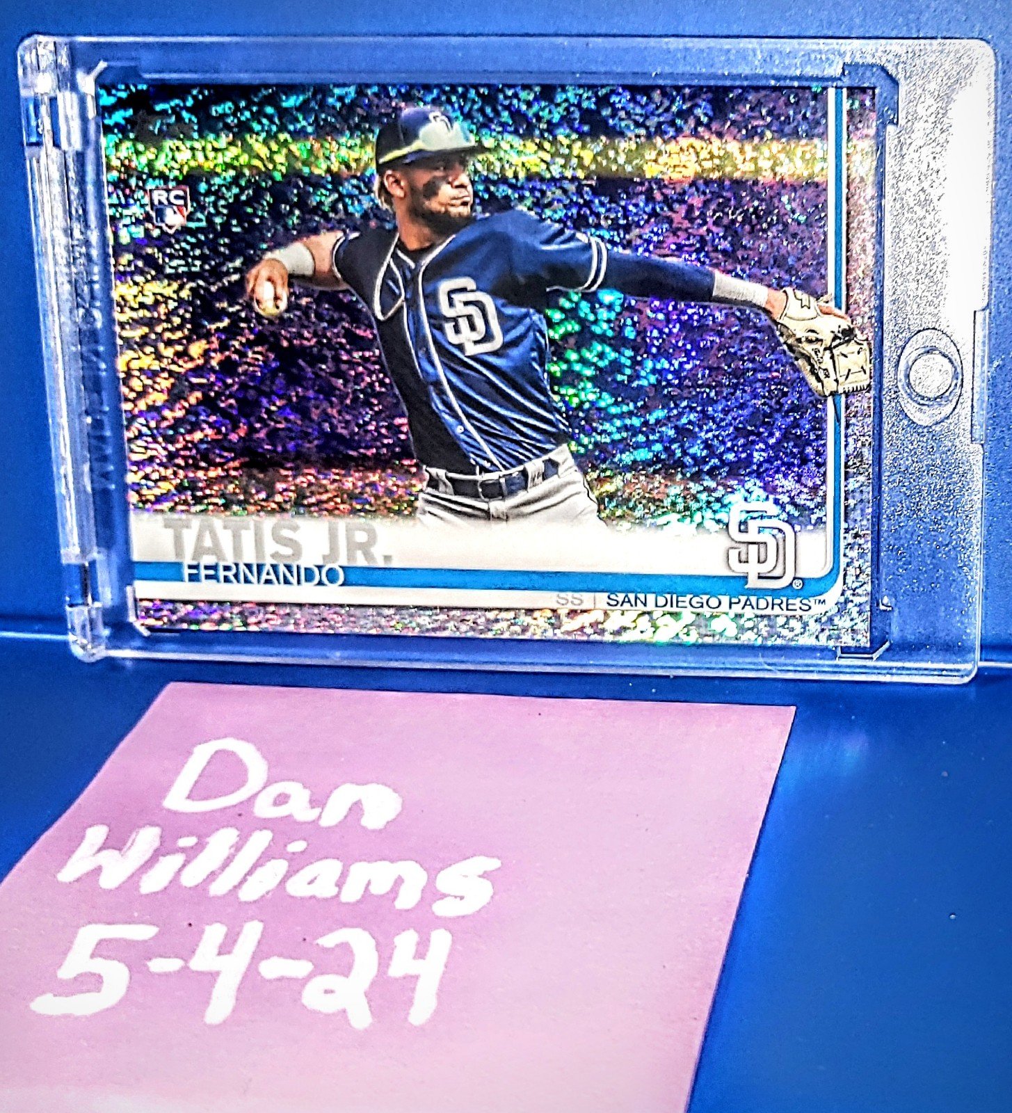 2019 Topps Series 2 Fernando Tatis Jr RC #410 #059/162 (Foilboard)