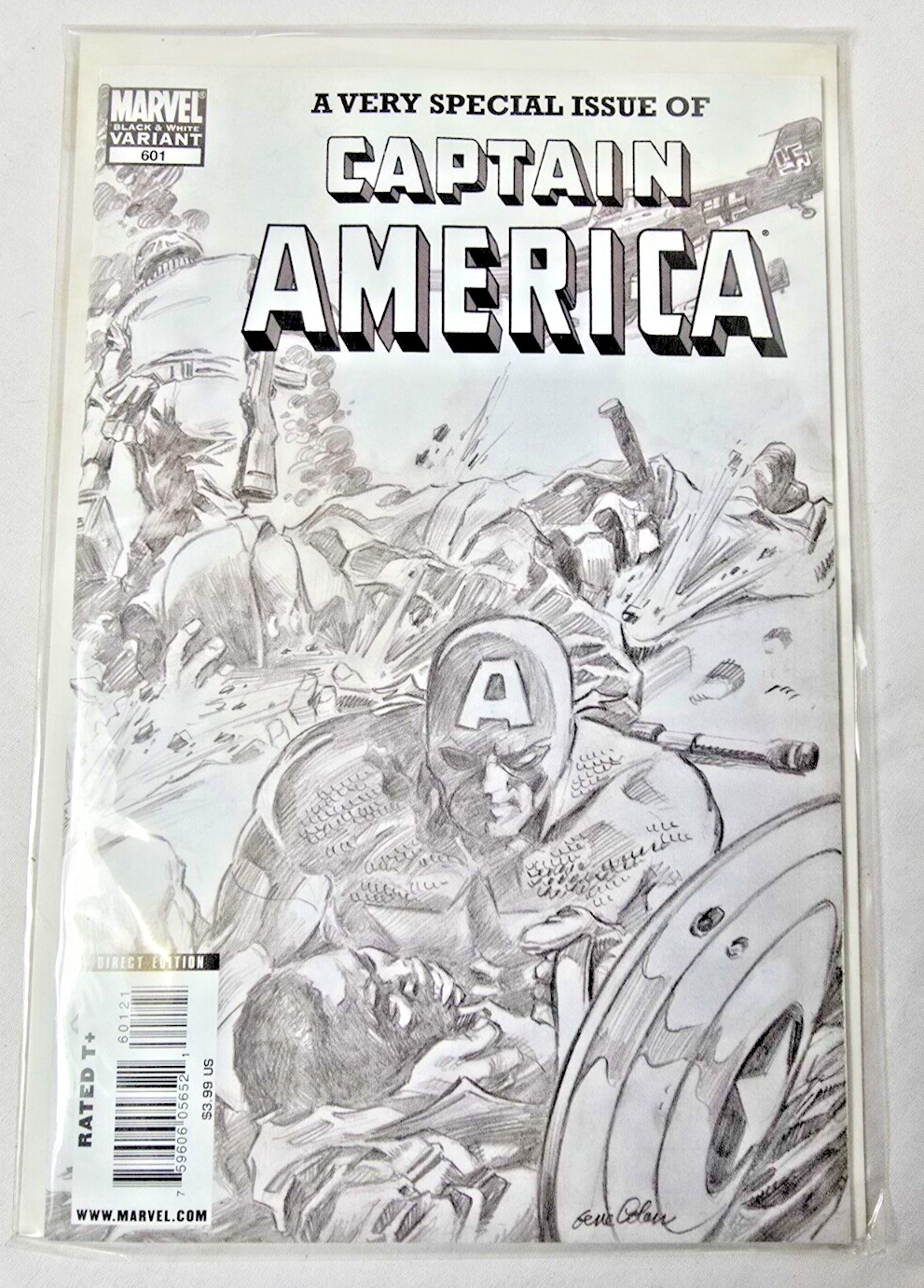 Captain America Vol 1 #601 Sept 2009 Special Issue Variant Cover Marvel Comic #5