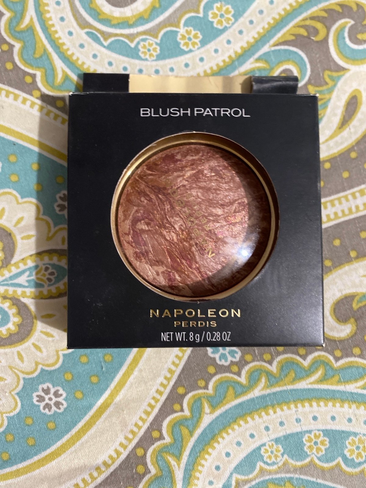 Napoleon Perdis blush patrol blush w/ original semi damaged box RARE used twice