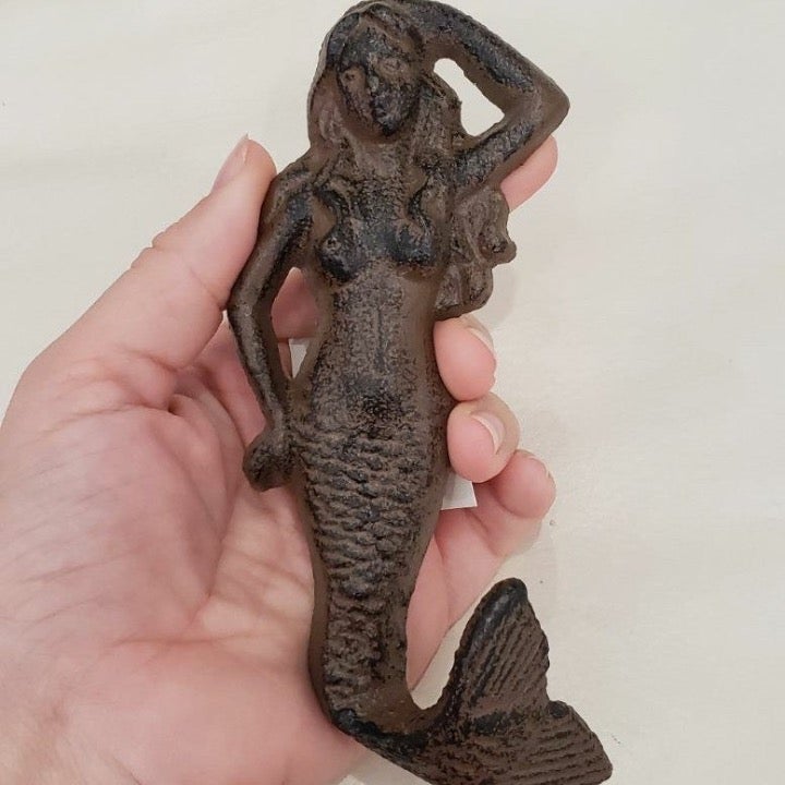 Mermaid bathroom towel hook hanger ocean