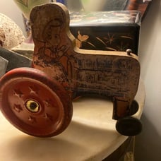 Vintage toy tractor