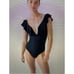 NWT J.CREW Ruched ruffle one piece swimsuit size 8