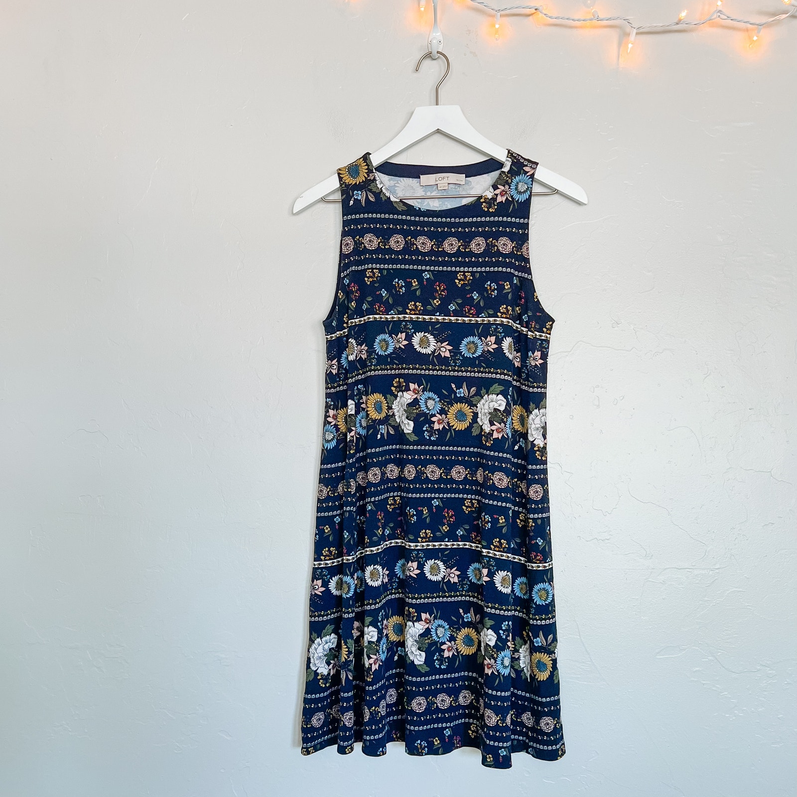 LOFT Rayon Blend Knee Length Dresses Mercari