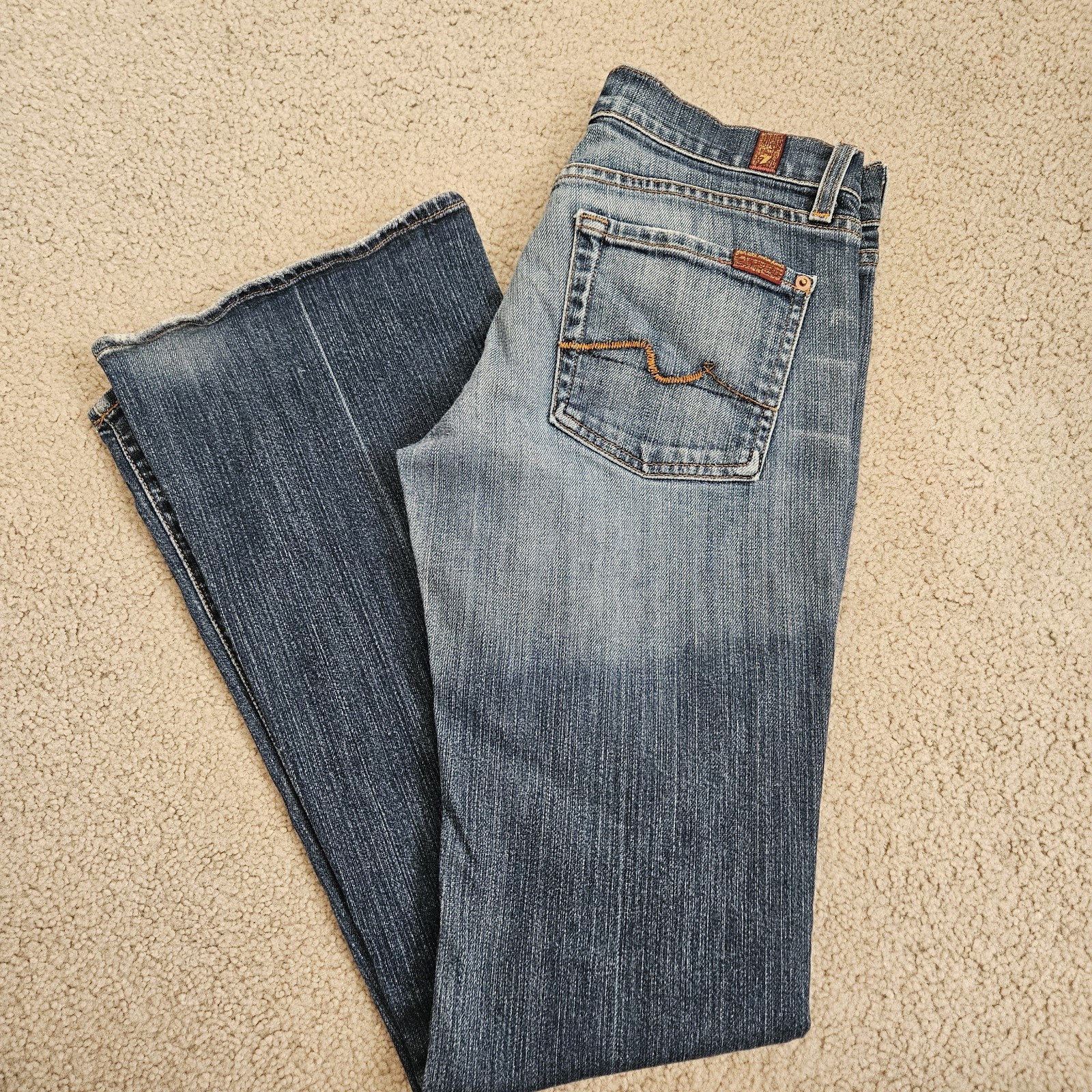 7 for all mankind flare jeans 28x33