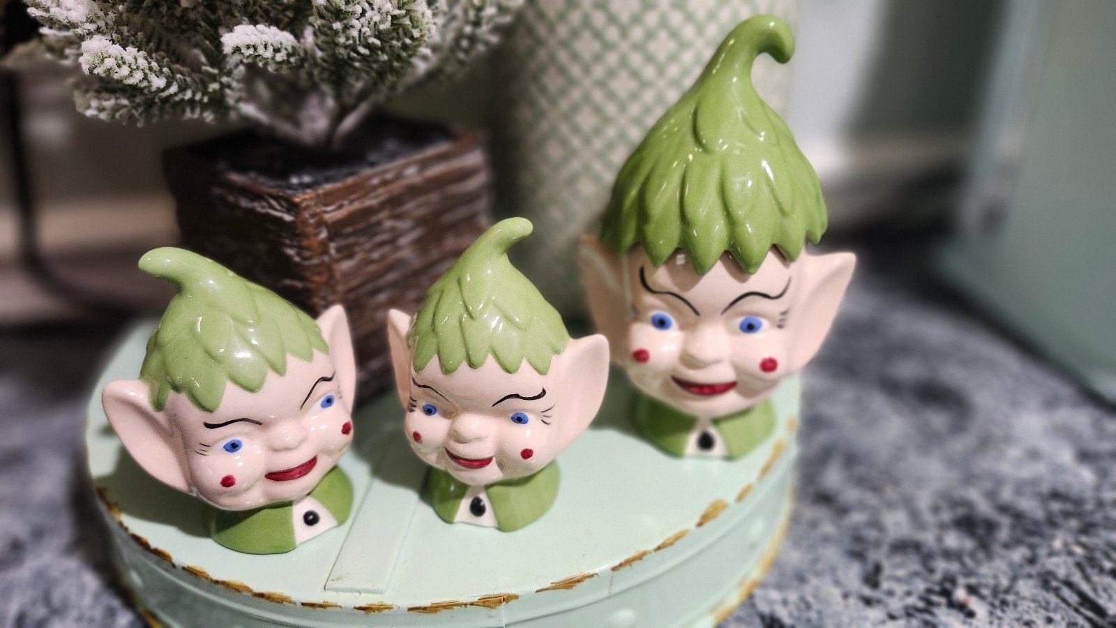 Vintage Pixie Elves