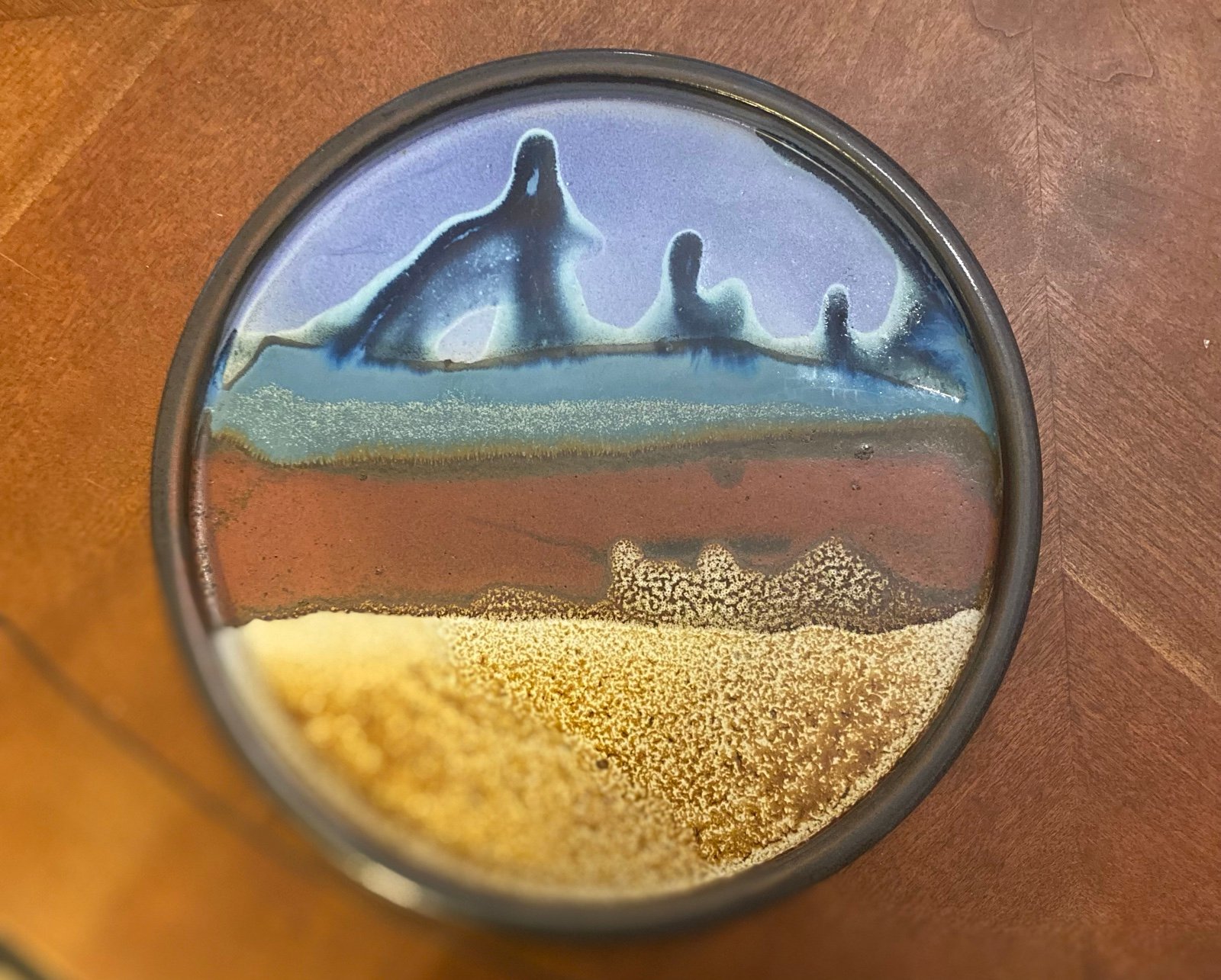 Doug Adams 10.5” Plate “The Wave” Artist Signed