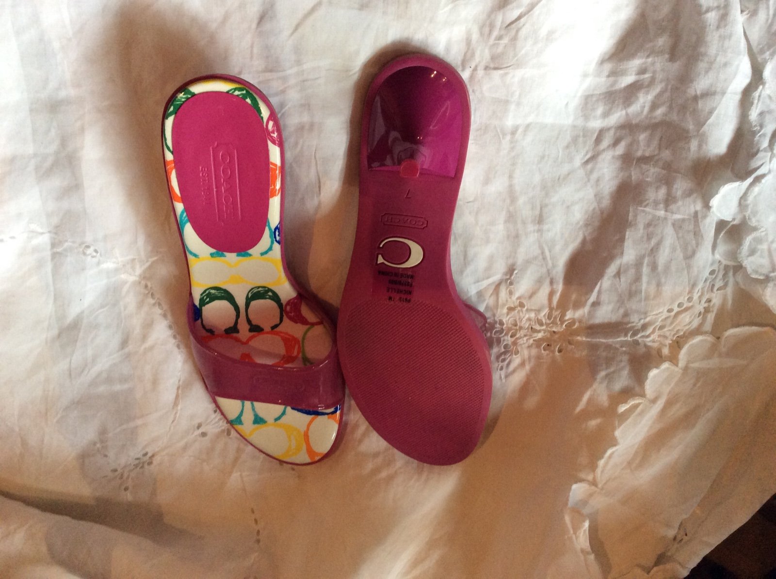 Coach Jelly Slides