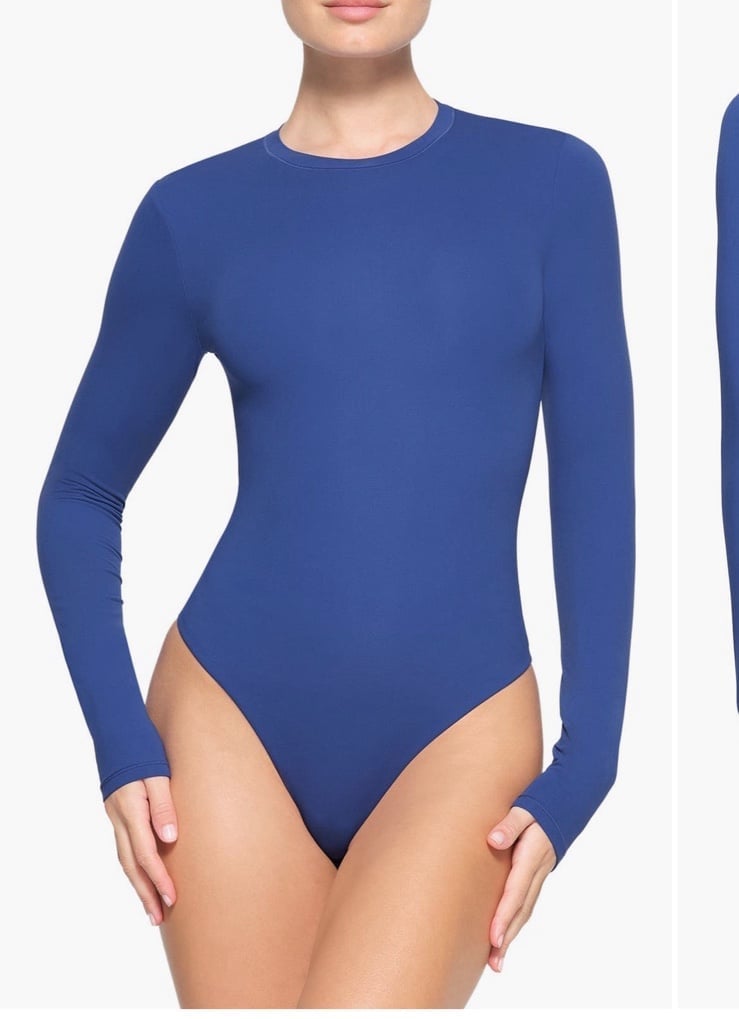 Skims NEW fits everybody long sleeve crewneck Bodysuit
