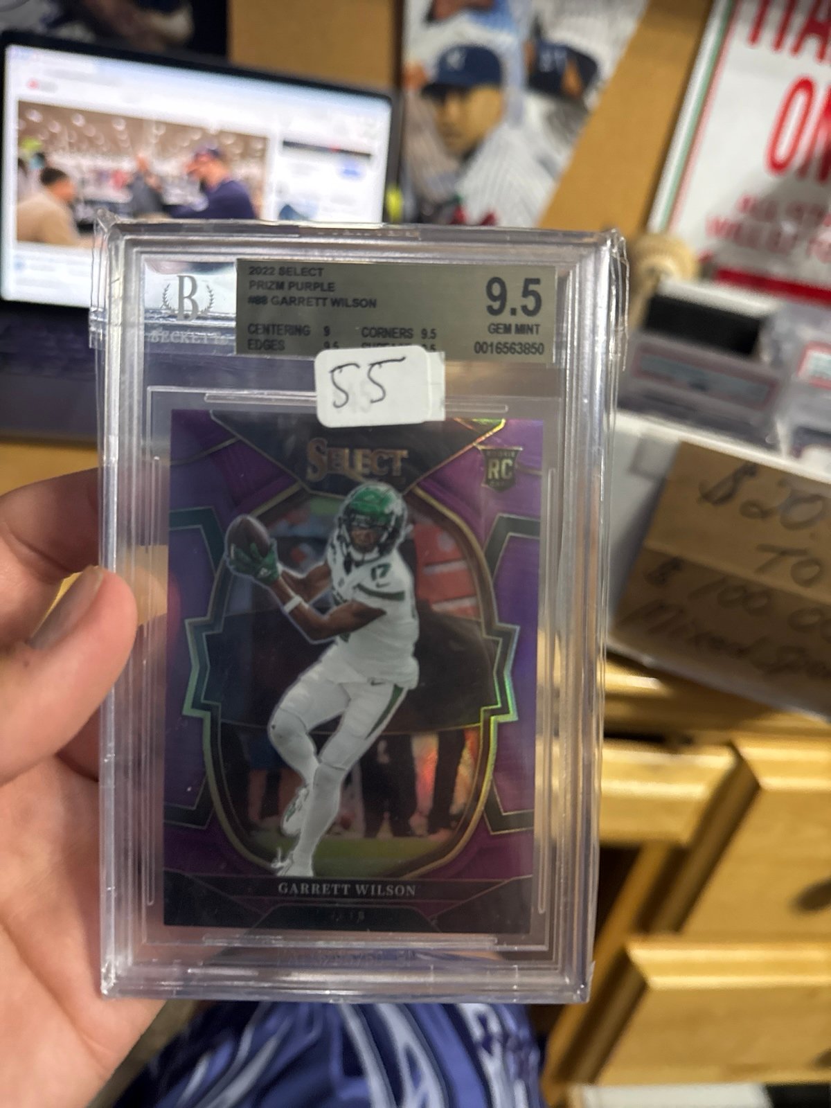 Garrett Wilson purple/75 prism