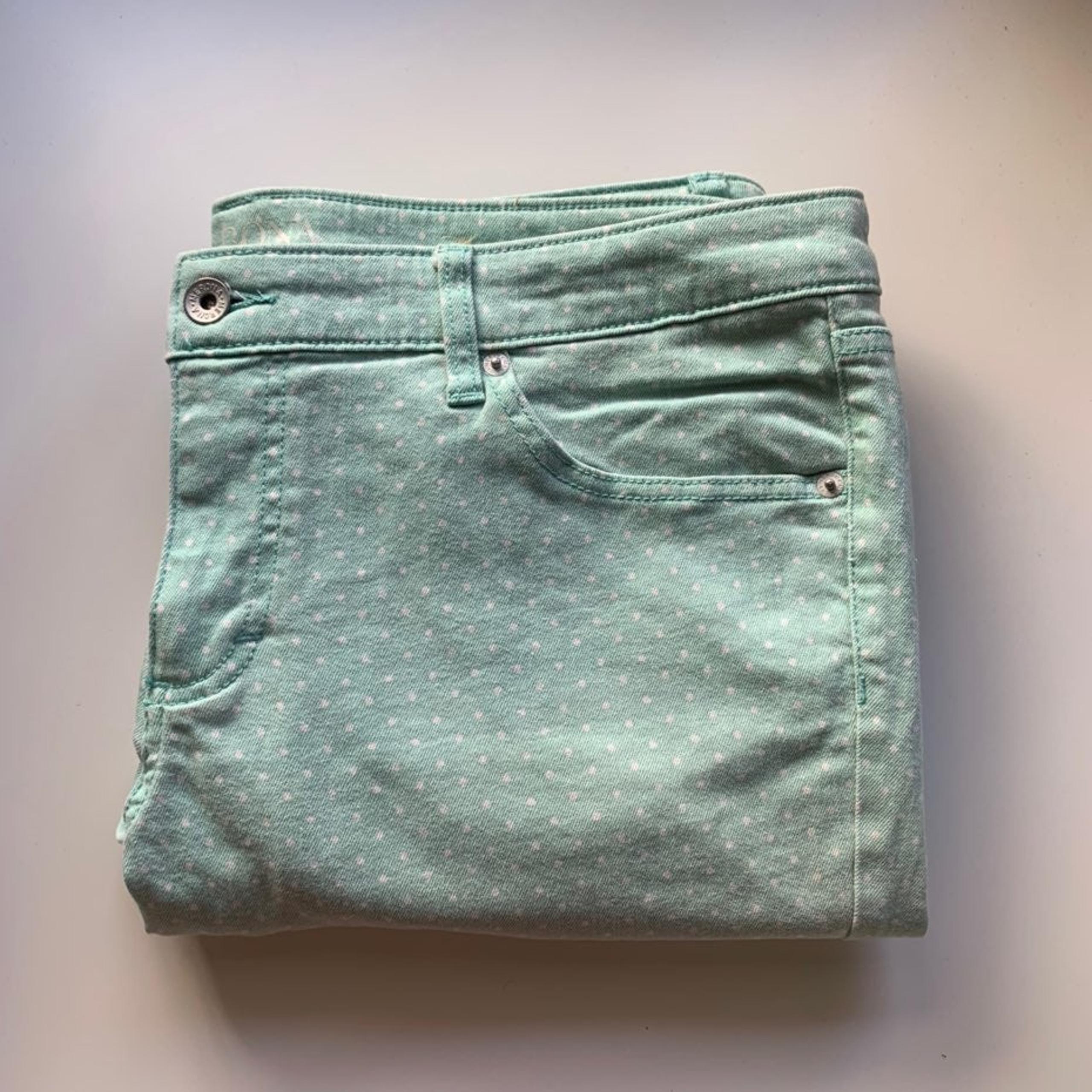 polka dot jeans