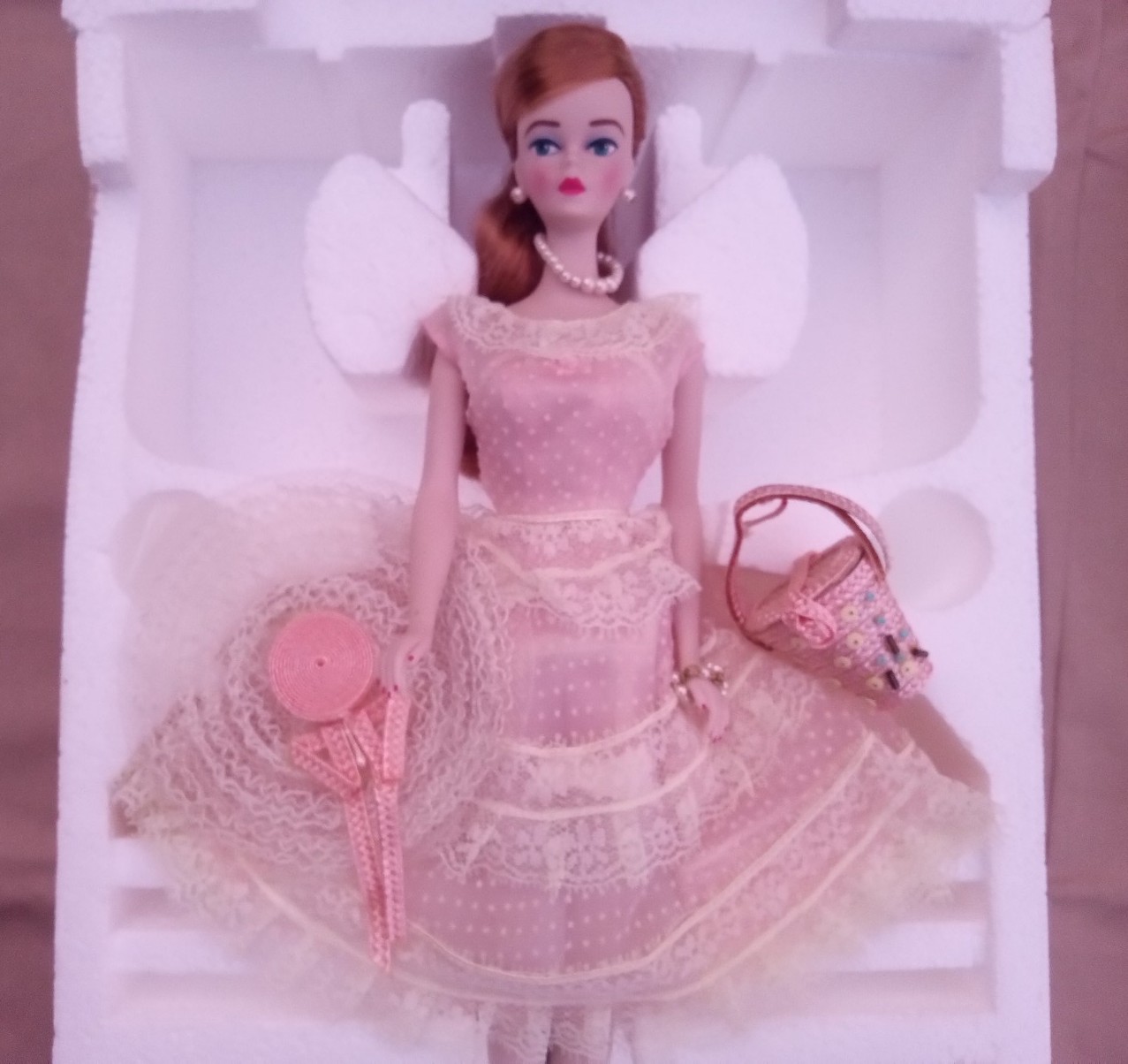 Vintage 90s Plantation Belle 1964 Special Edition Porcelain Barbie (Boxed)