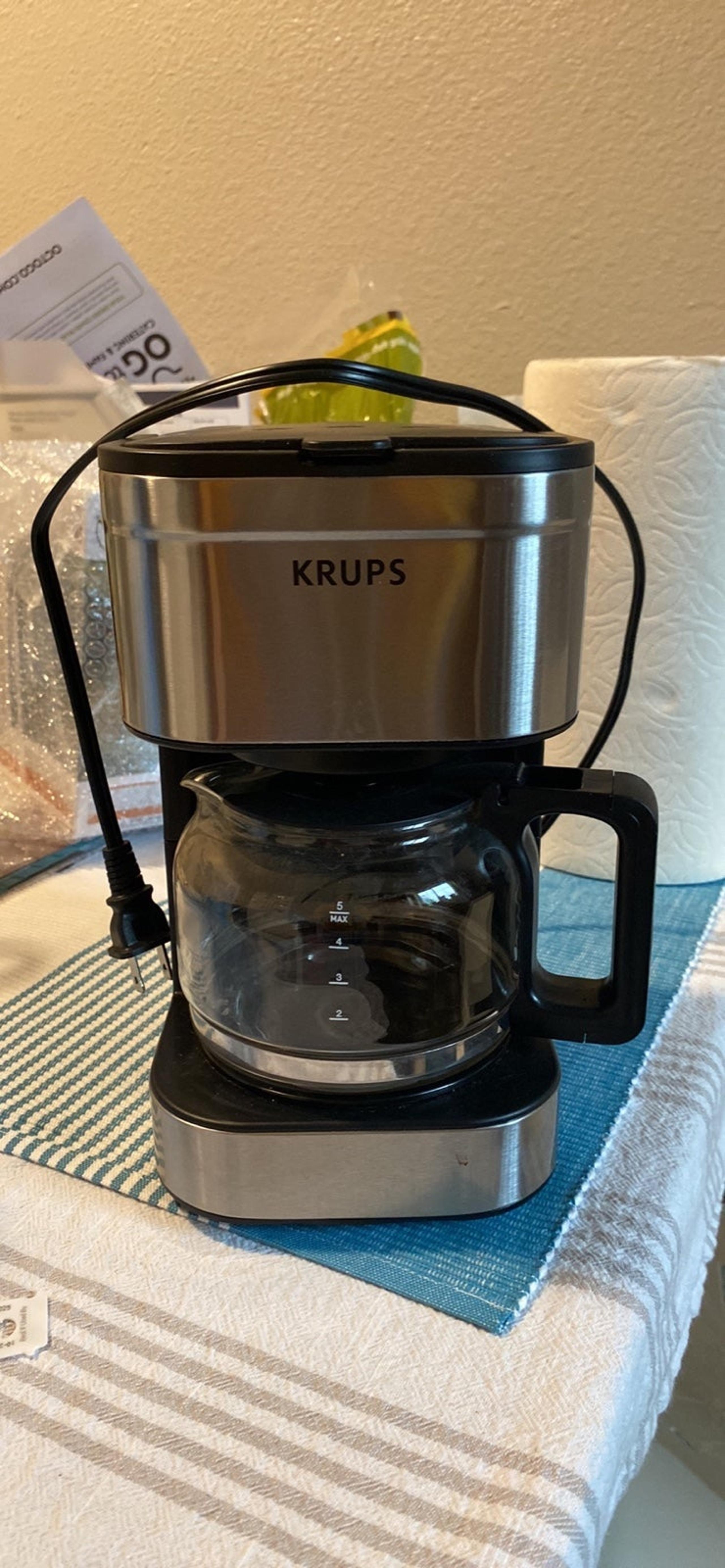 KRUPS mini coffee maker for office/classroom/studio