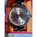 Betsey Johnson Watch Women's Black With Roses And Gold Accent Holiday-Christmas