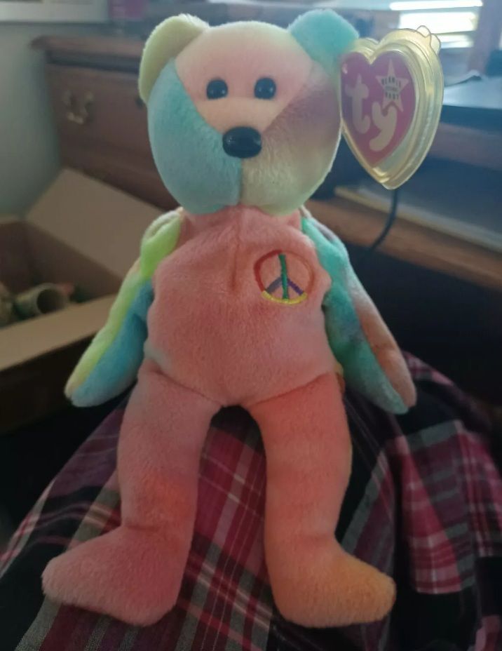 TY RARE AND RETIRED PEACE BEAR
