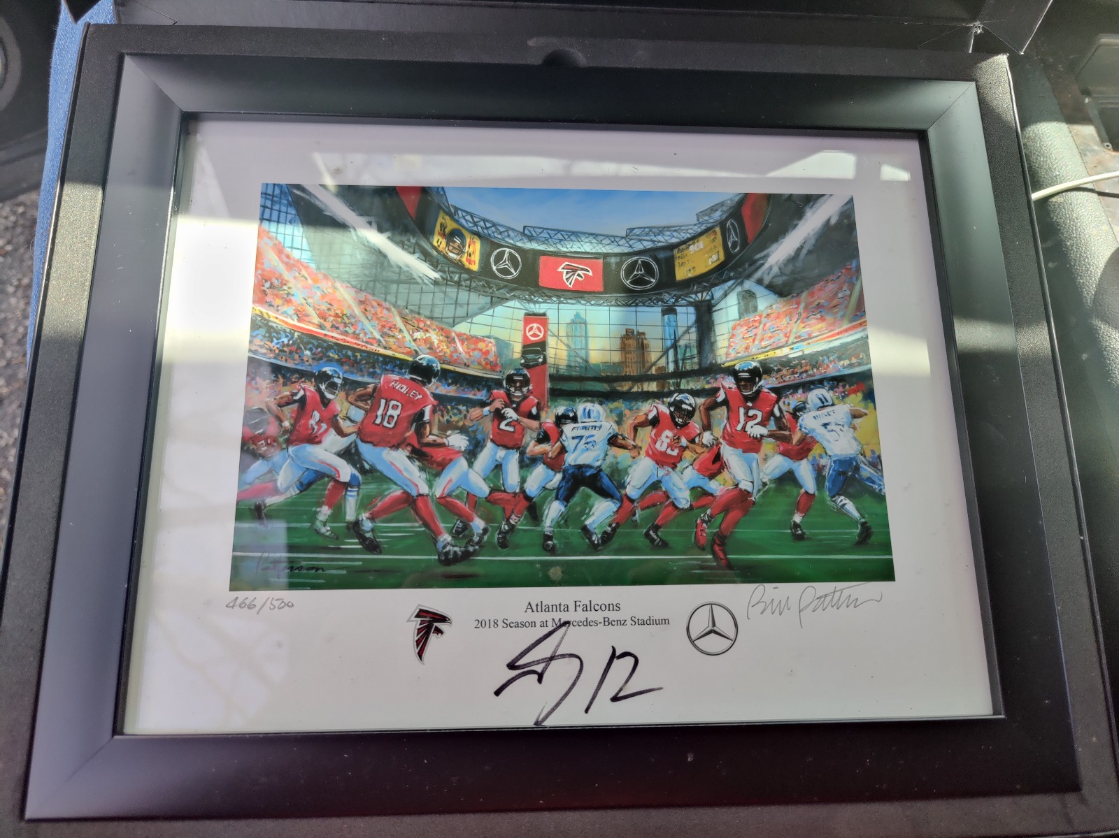 Framed painting