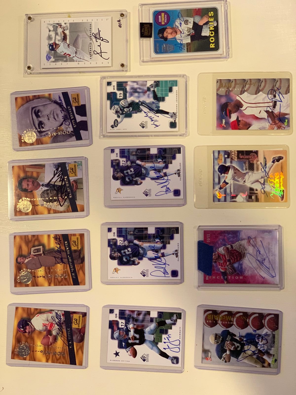 Lot of Sports card autographs